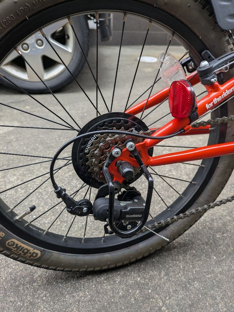 アイデス　dbike マウンテンバイク 20インチ オレンジ　ヘルメット付き