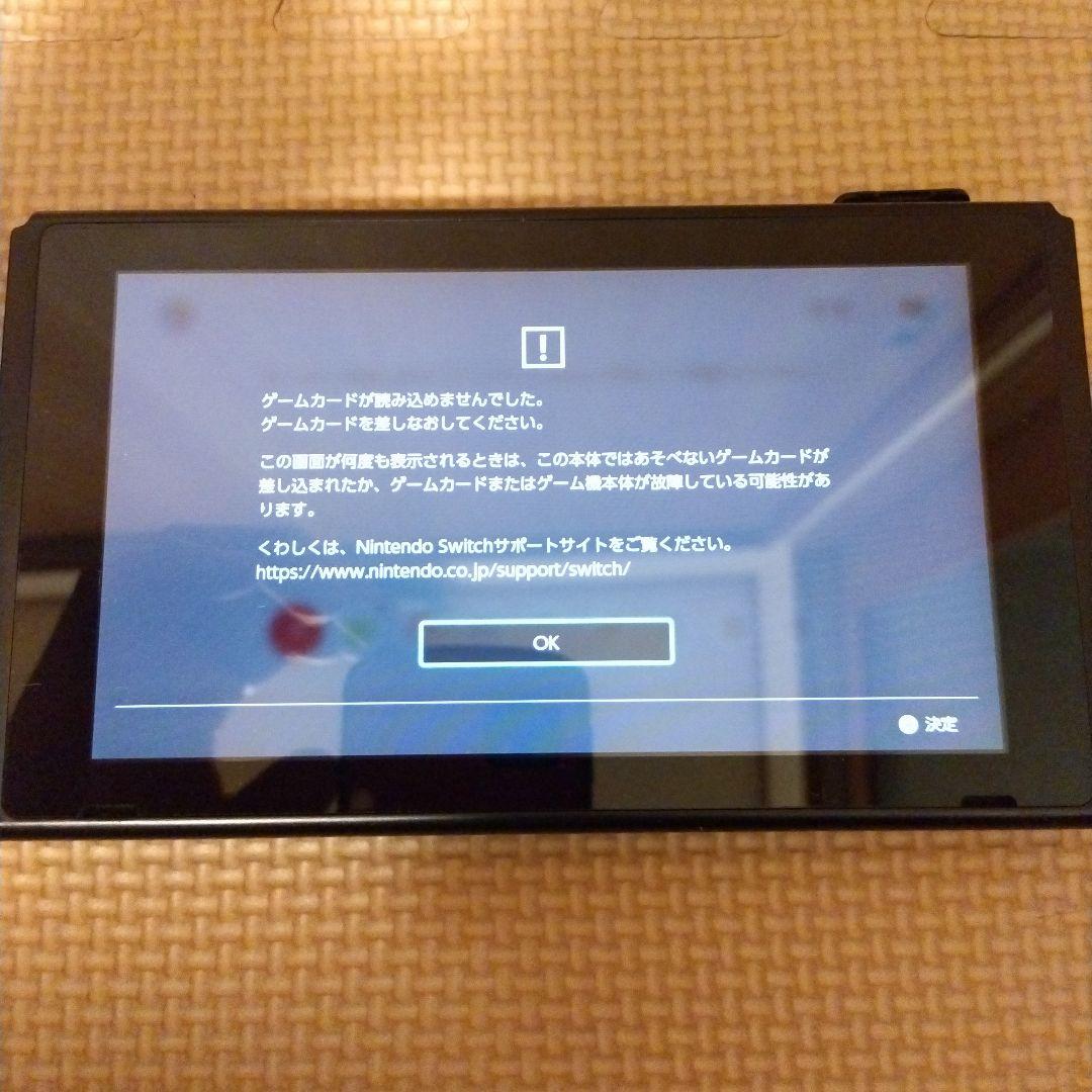 Switch　本体のみ19　ゲームカード読み込み不可　ジャンク