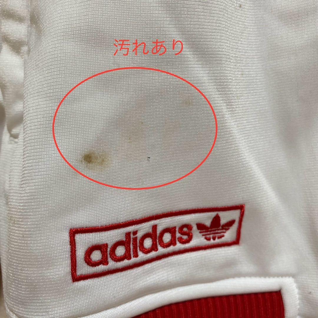 アディダスジャージ　M イングランド　トレフォイル　赤　白