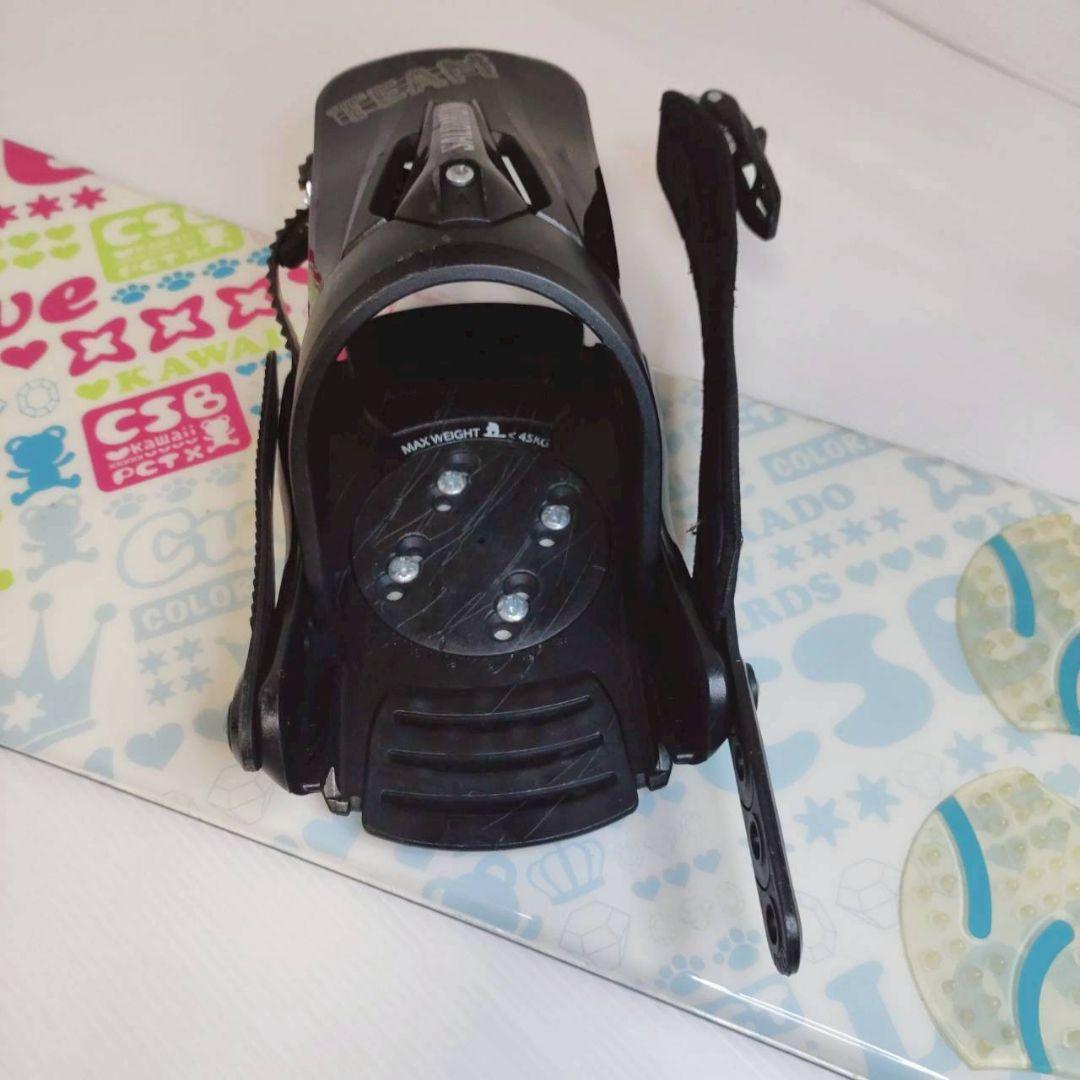 CSB キッズ スノーボード 2点セット ビンディング付 ピンク KAWAII