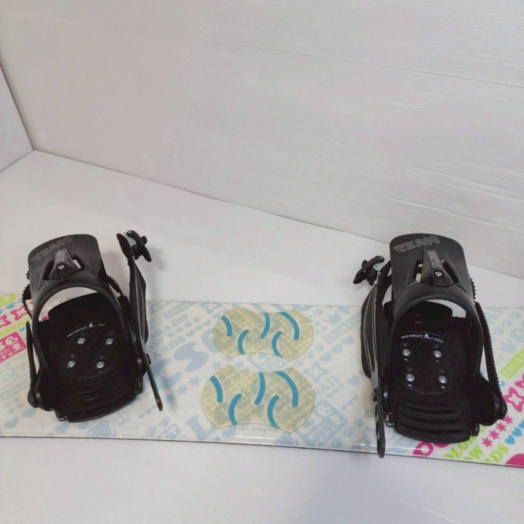 CSB キッズ スノーボード 2点セット ビンディング付 ピンク KAWAII