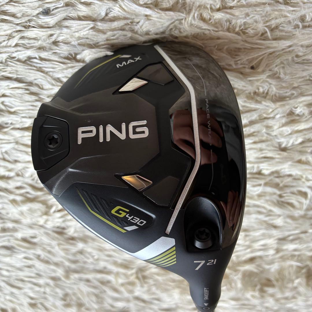 美品　ping　G430　7番ウッド tour2.0 65S フェアウェイウッド