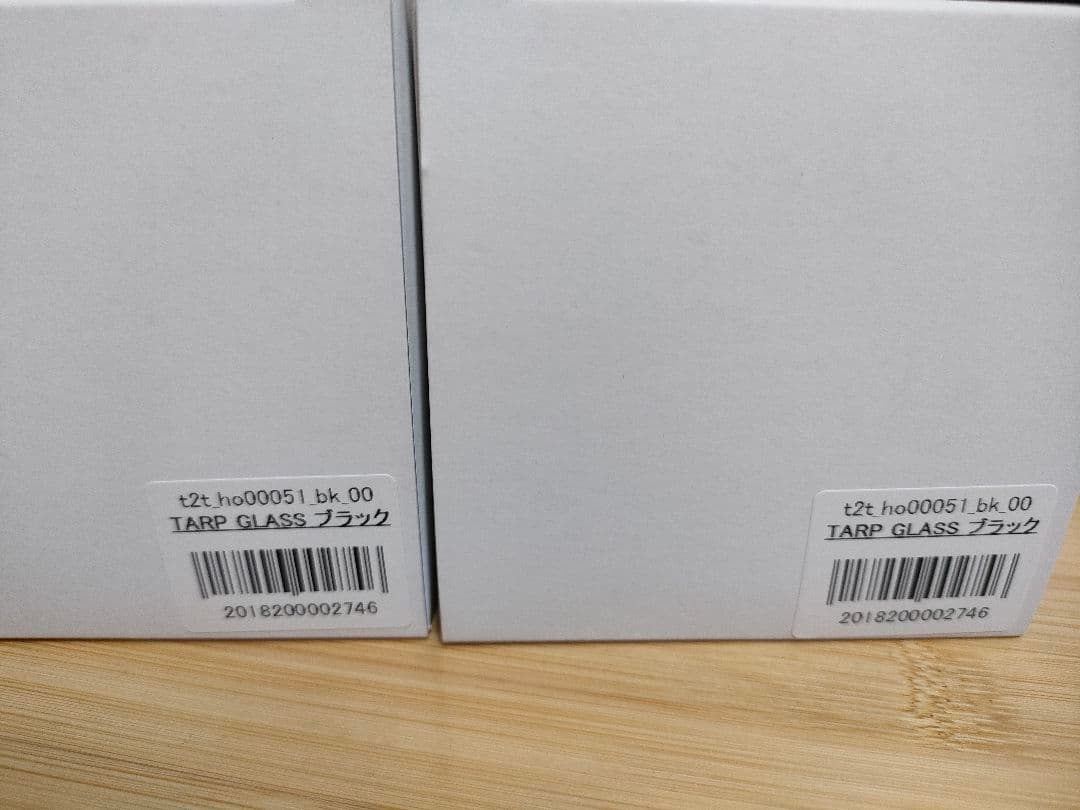 ✩TARP GLASS ブラック2個セット✩tarptotarp