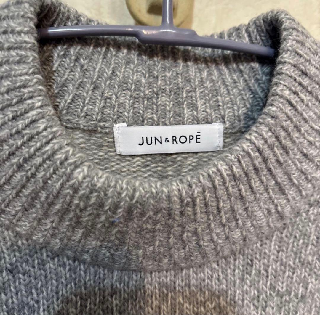 【最終価格‼️】JUN&ROPE ゴルフウェア セーター　グレー