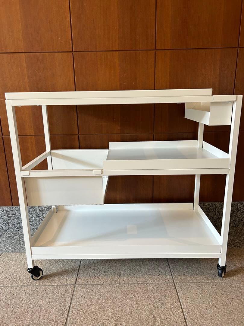 【極美品】IKEA TROTTEN トロッテン　ワゴン　キャスター付き