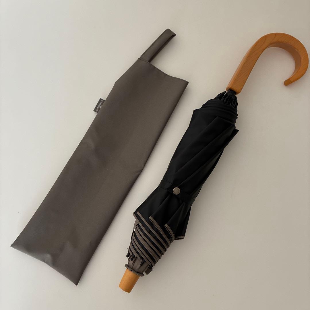 サンバリア100 折りたたみ日傘 2段折 モスグレー