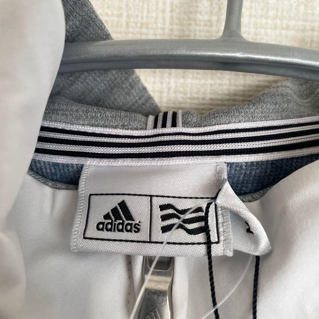 新品☆アディダス ゴルフ レディース 長袖 パーカー UVカット ホワイト M