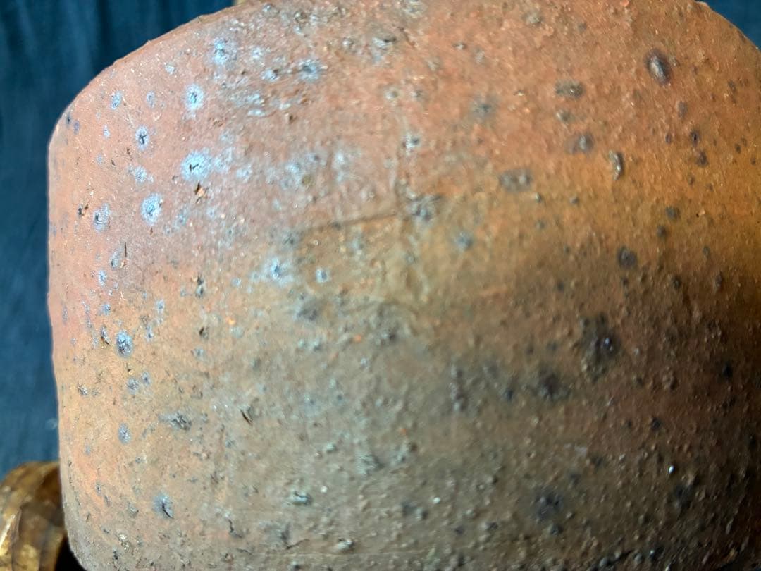 古備前窯道具　銅に窯印（ロ）を持つ窯道具　桃山から江戸時代