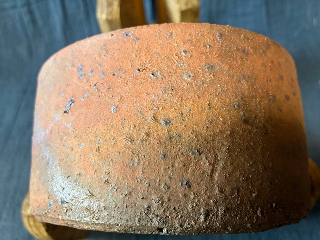 古備前窯道具　銅に窯印（ロ）を持つ窯道具　桃山から江戸時代