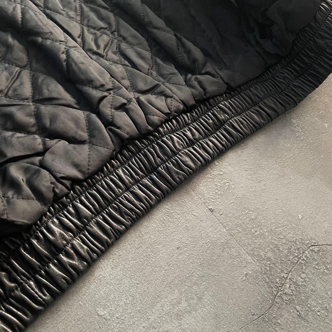 A-2“Classic“black“羊革 “短丈“bomber jacket