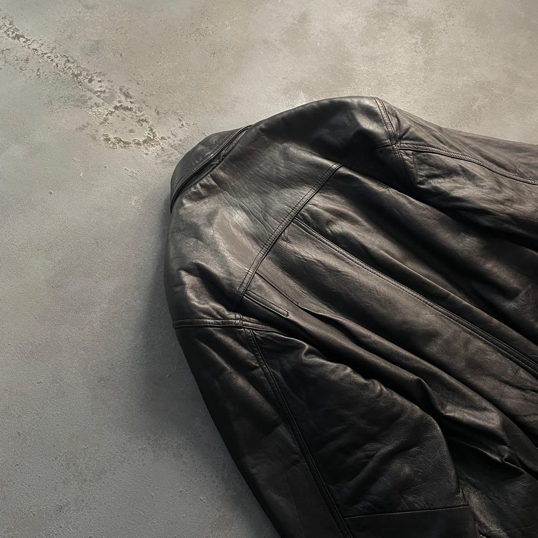 A-2“Classic“black“羊革 “短丈“bomber jacket