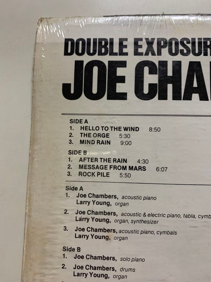 洋楽 JOE CHAMBERS / DOUBLE EXPOSURE US.org