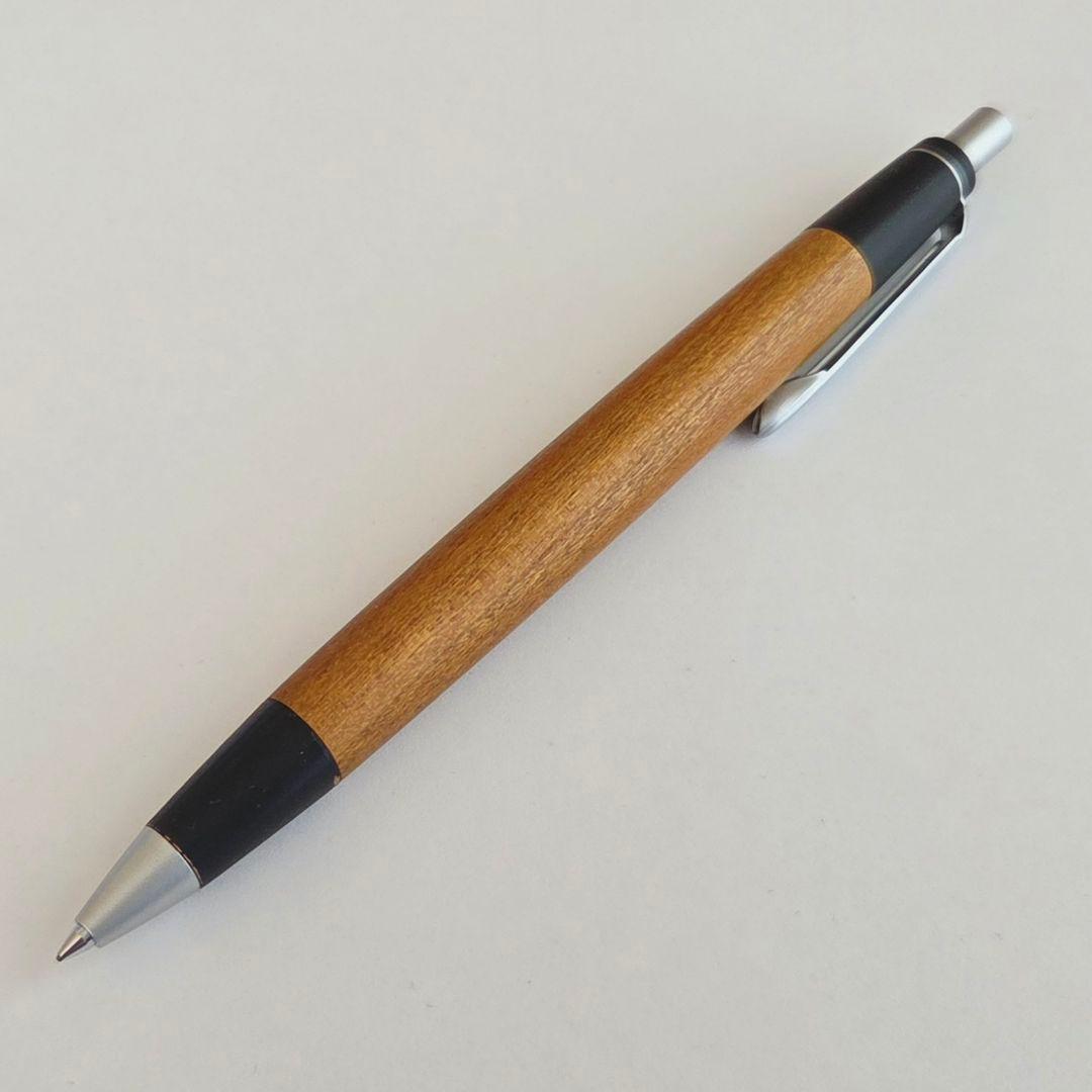 野原工芸 旧型 欅のシャープペンシル シルバー艶消し金具 廃盤 廃番