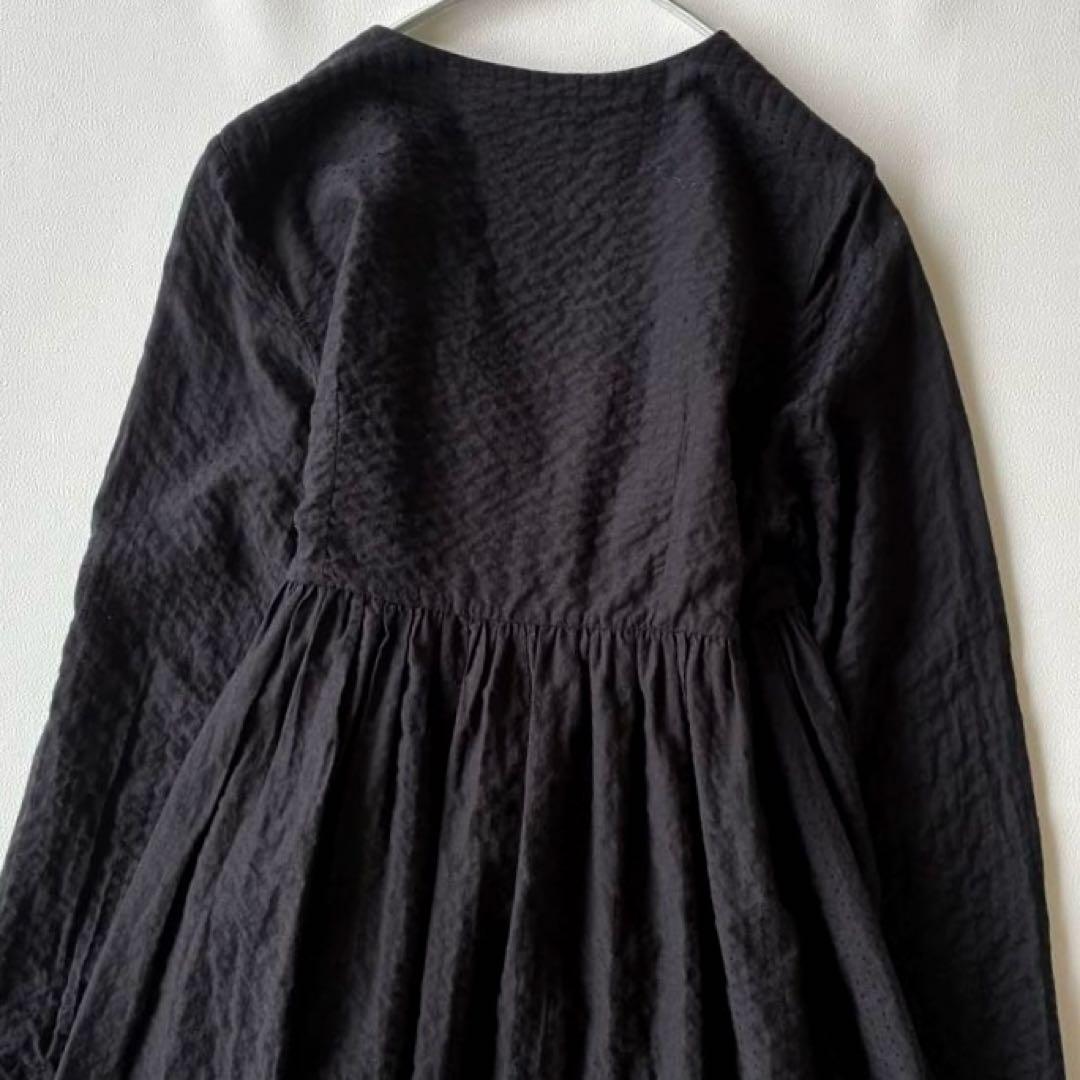 ヌキテパ 柔らか上質コットン ドットカシュクールガウンワンピース 2WAY