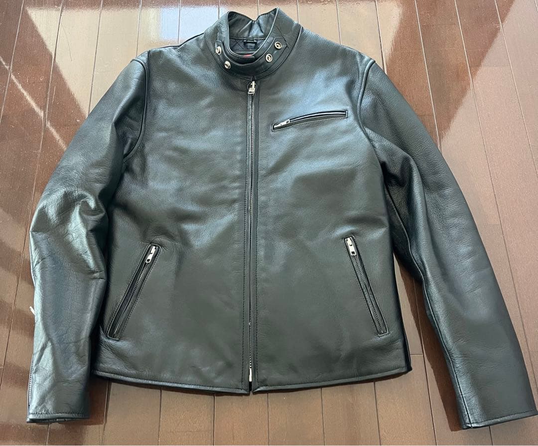 AXELシングルライダースジャケットL牛革