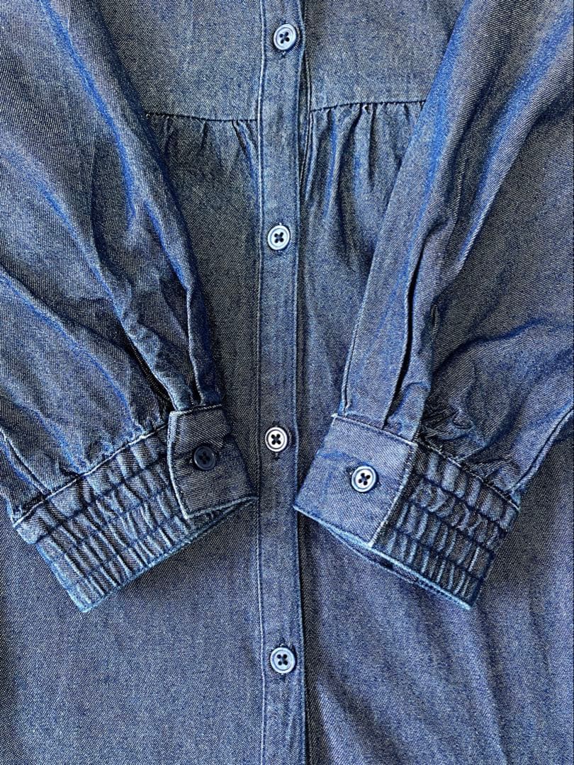 ニコアンド 大人なデニムワンピース erinkoさんプロデュース メイクスタッフ