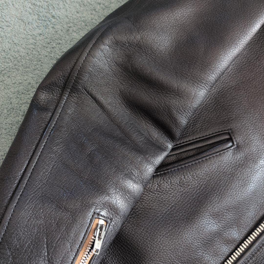 Addict Clothes ブラックレザージャケット 38