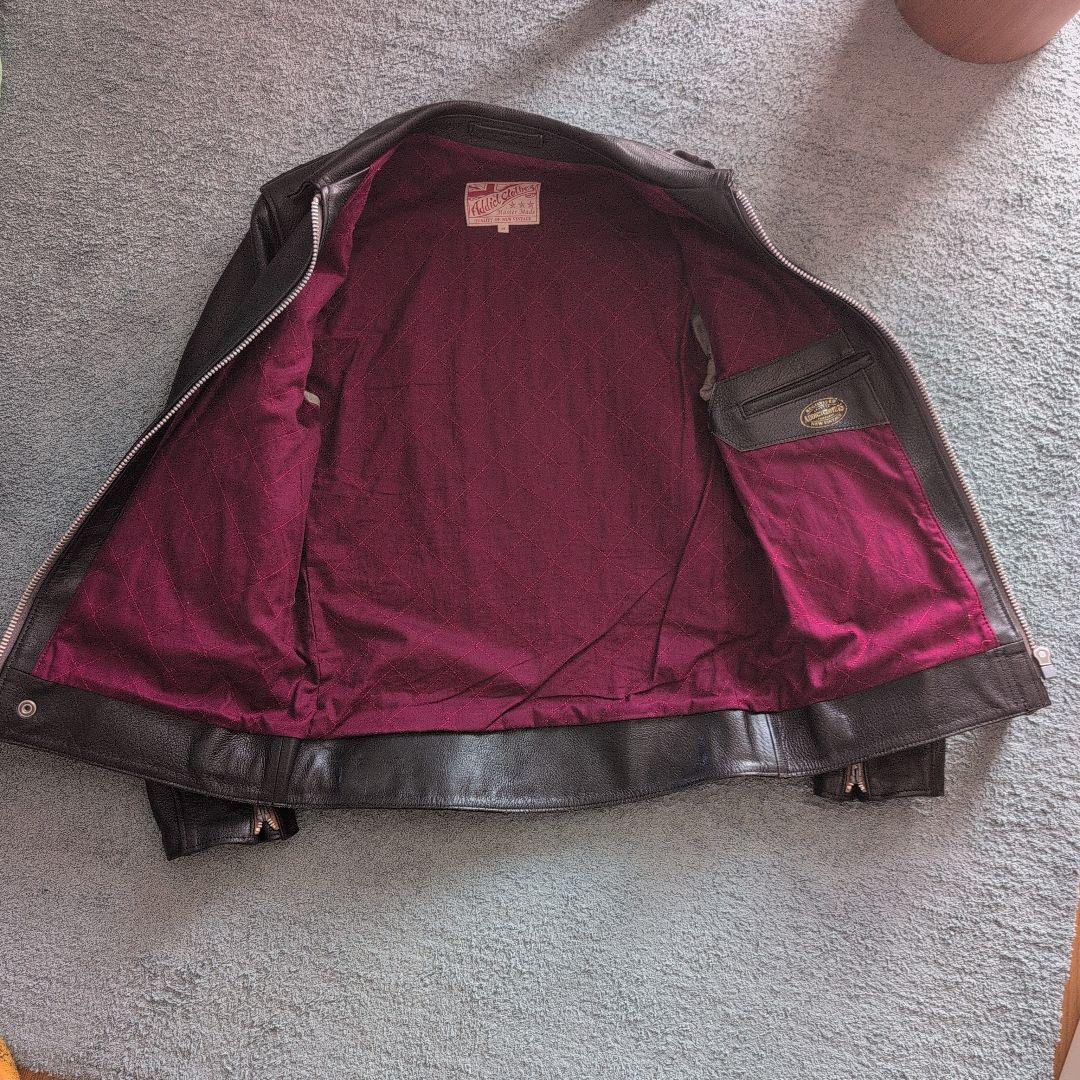 Addict Clothes ブラックレザージャケット 38