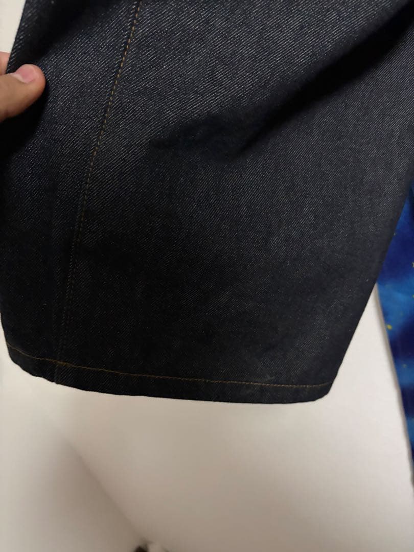 noremidダークデニム ワイドレッグパンツ