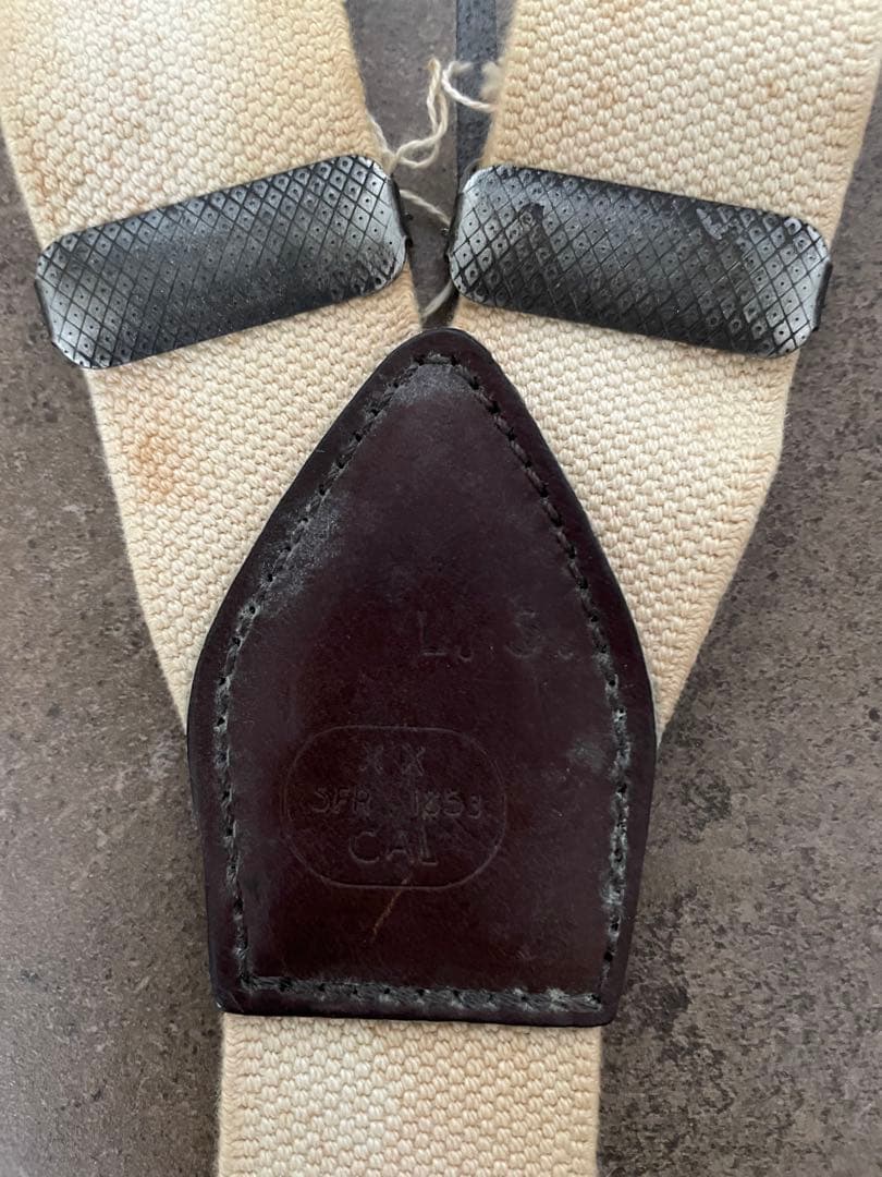 Levi's Vintage Clothing レザーコンビサスペンダー