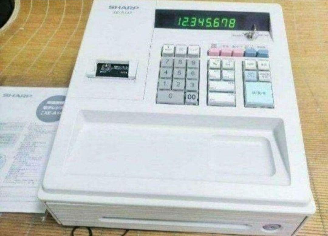 シャープレジスター　XE-A147　PC連携売上管理フル設定無料　2501147