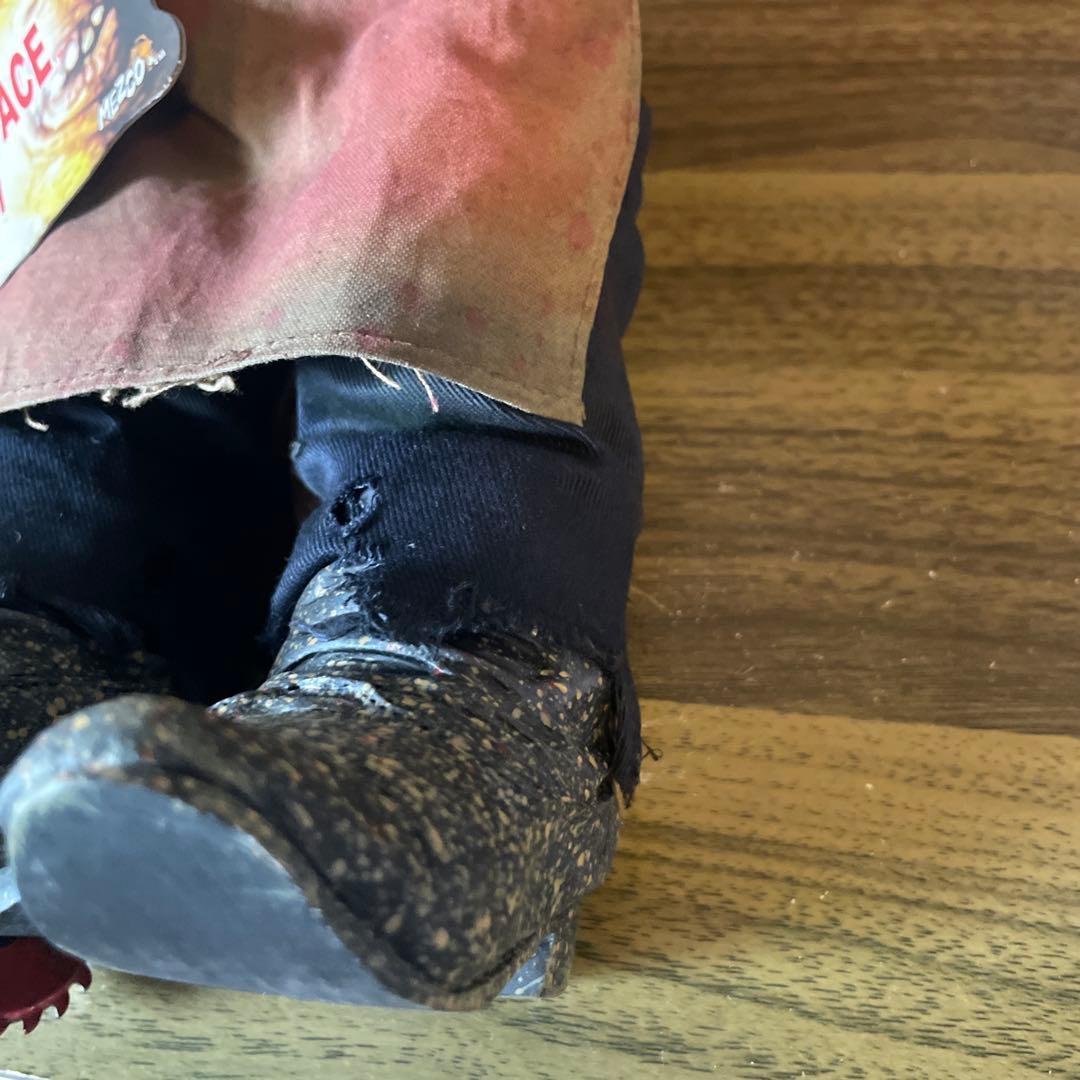 袋入未使用メズコテキサスチェンソーレザーフェイス人形パペットホラーハロウィン①