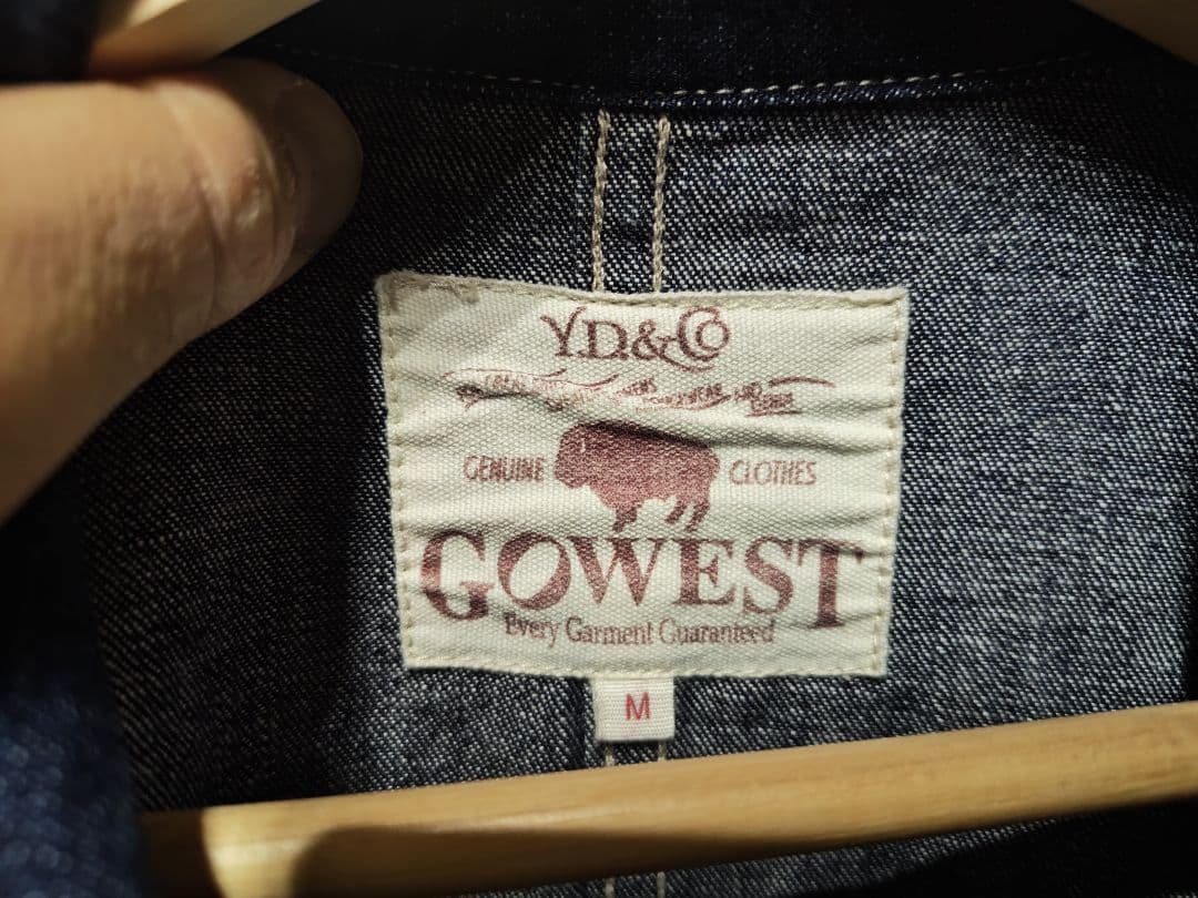 ゴーウエスト GO West カバーオール 状態良好 サイズM 38-40