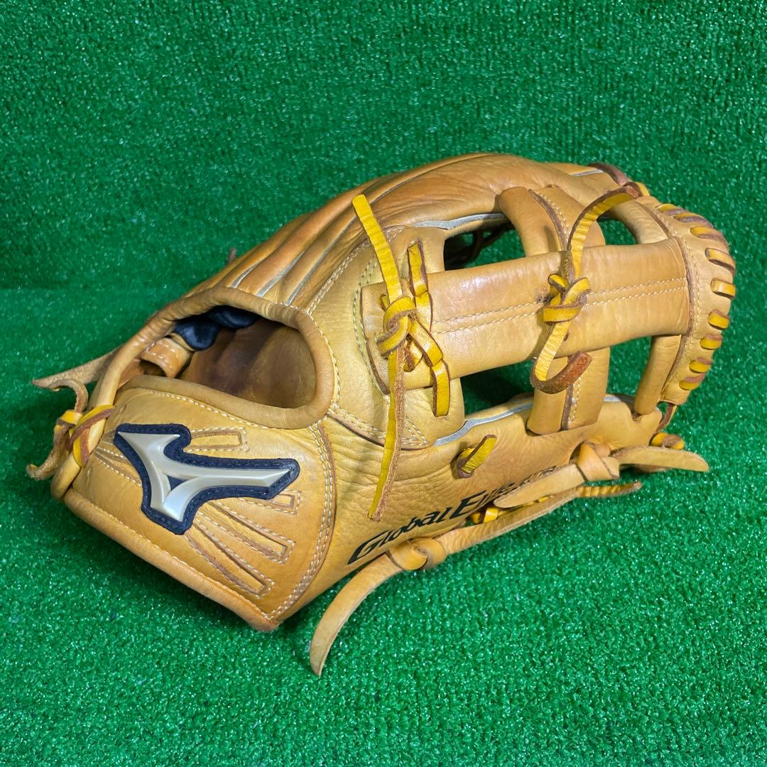 ミズノ グローバルエリート 少年軟式用 内野手用 サイズL 少年野球用