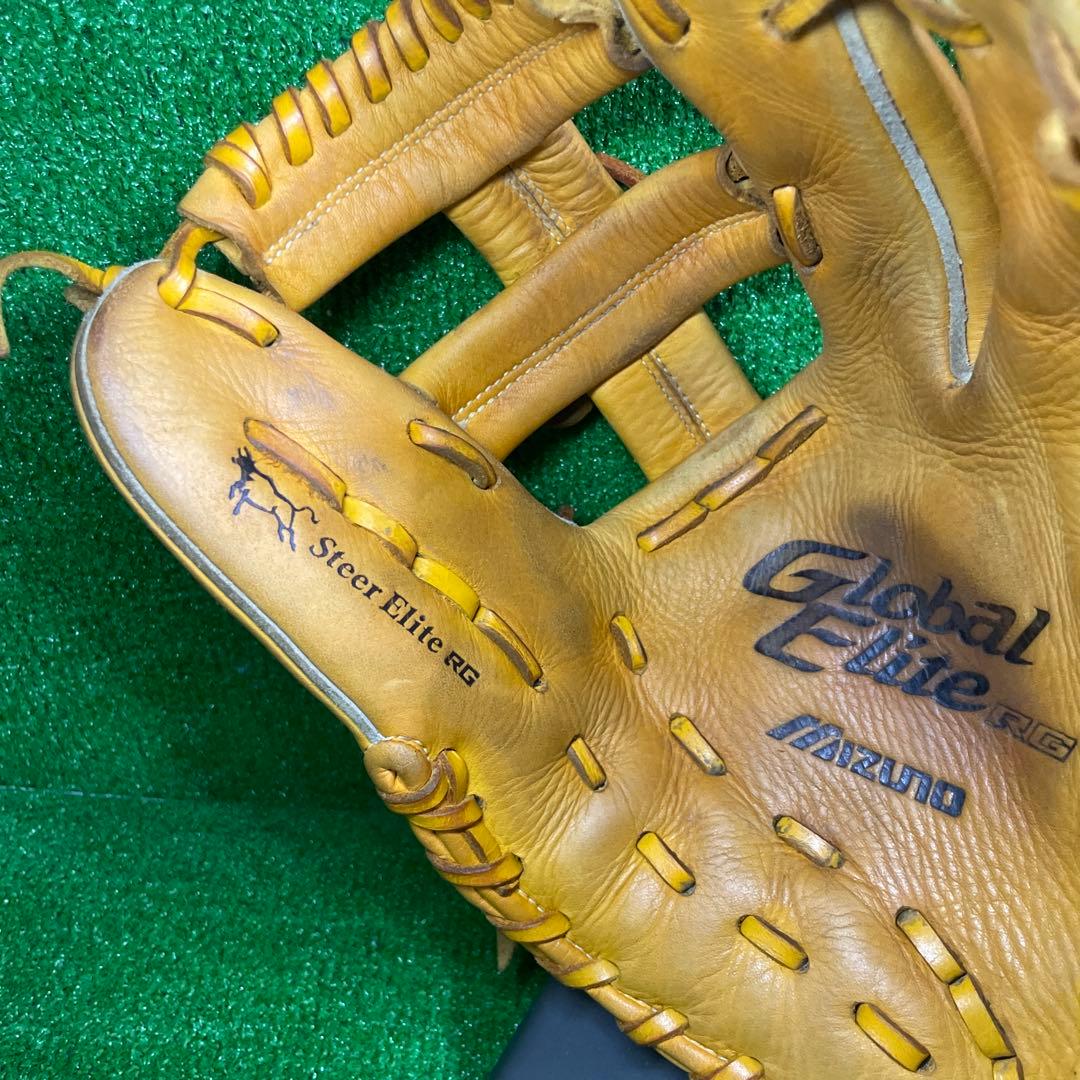 ミズノ グローバルエリート 少年軟式用 内野手用 サイズL 少年野球用