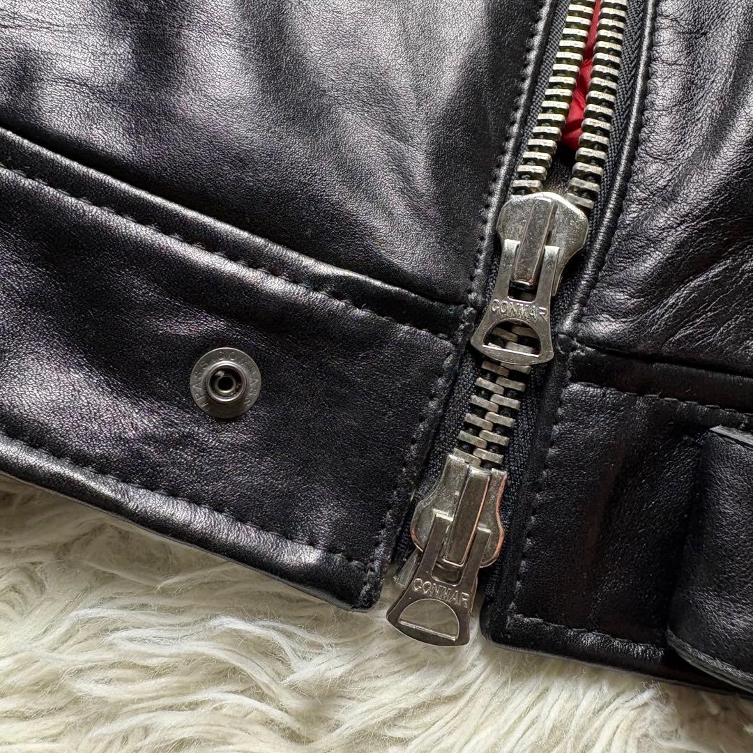 美品　BUFFALO BOBS ホースレザー　ライダースジャケット　ドミネーター