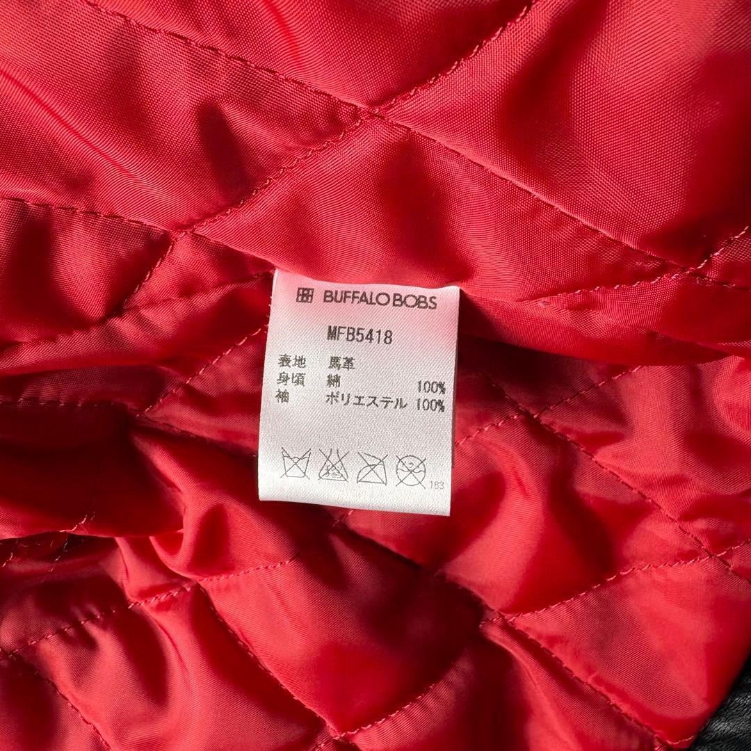 美品　BUFFALO BOBS ホースレザー　ライダースジャケット　ドミネーター