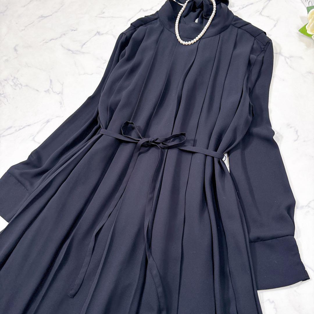 セルフォード　2WAYプリーツワンピース ボウタイ　オケージョン