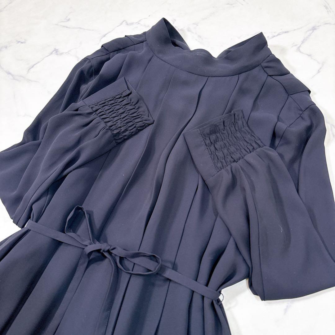 セルフォード　2WAYプリーツワンピース ボウタイ　オケージョン