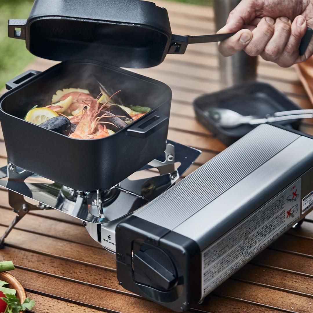 ★極美品★ FORE WINDS フォールディング・キャンプ・ストーブ ブラック