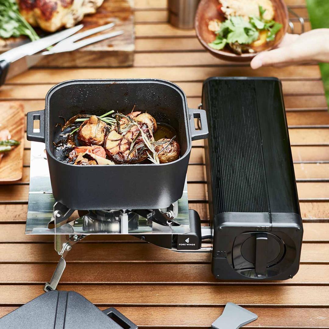★極美品★ FORE WINDS フォールディング・キャンプ・ストーブ ブラック