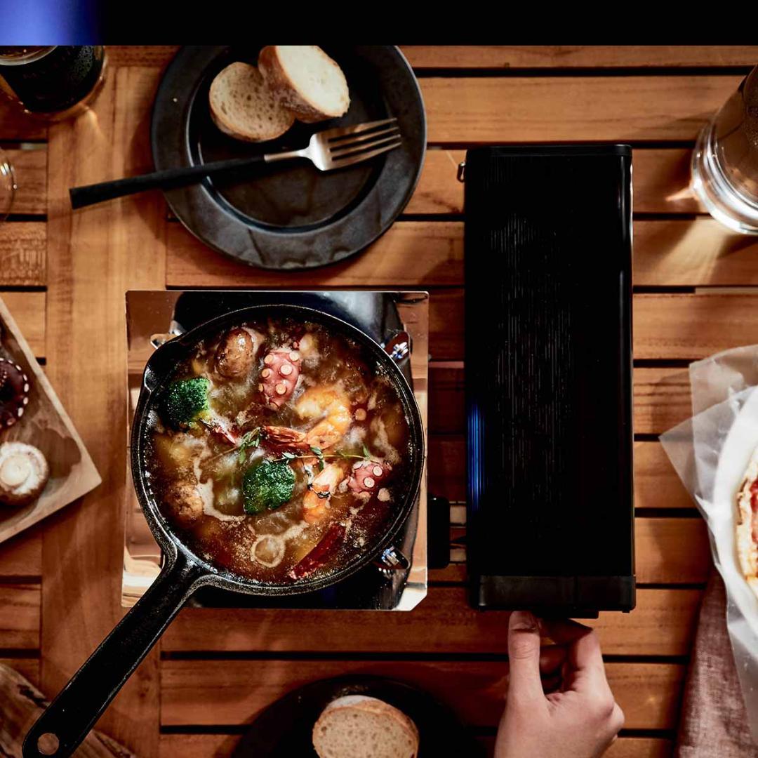 ★極美品★ FORE WINDS フォールディング・キャンプ・ストーブ ブラック