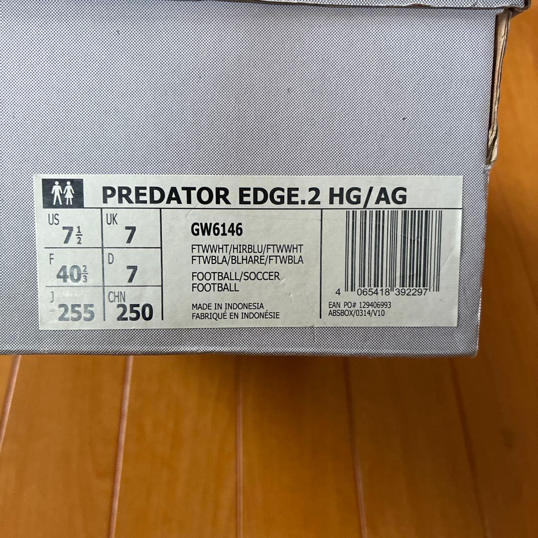 シューズ adidas PREDATOR EDGE.2 HG/AG 25.5cm