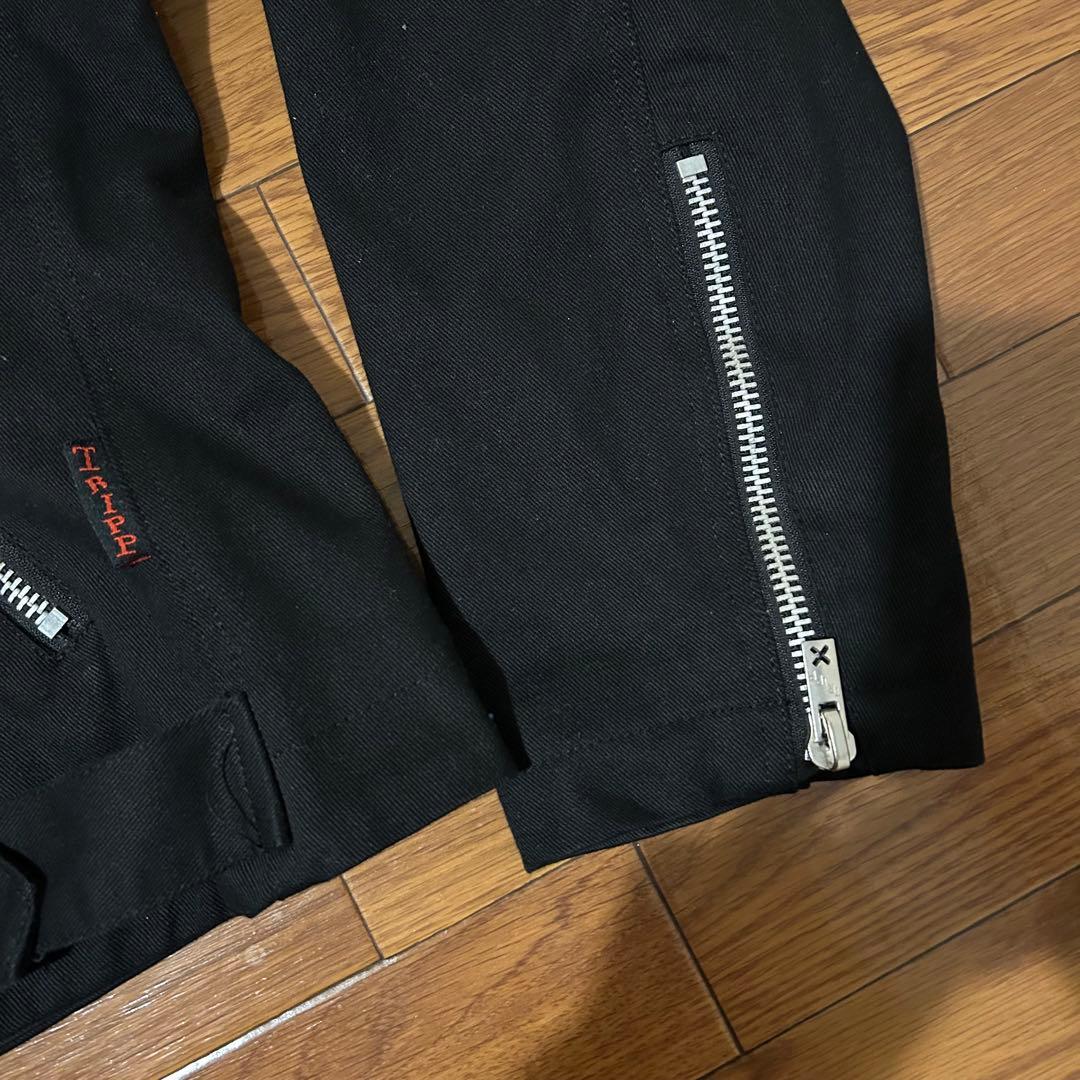 TRIPP NYC コットン ライダースジャケット