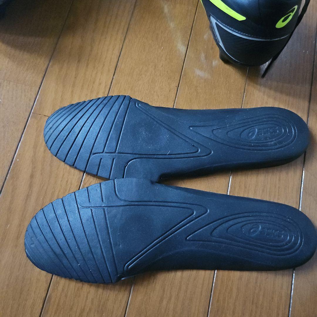 asics DS LIGHT スポーツシューズ 黒/黄緑 スパイク