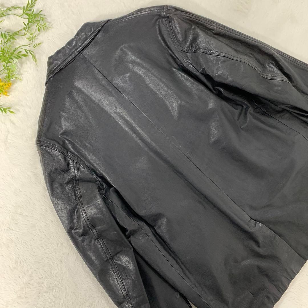 [THREE LEATHER][ヴィンテージ] [牛革]レザージャケット 高級