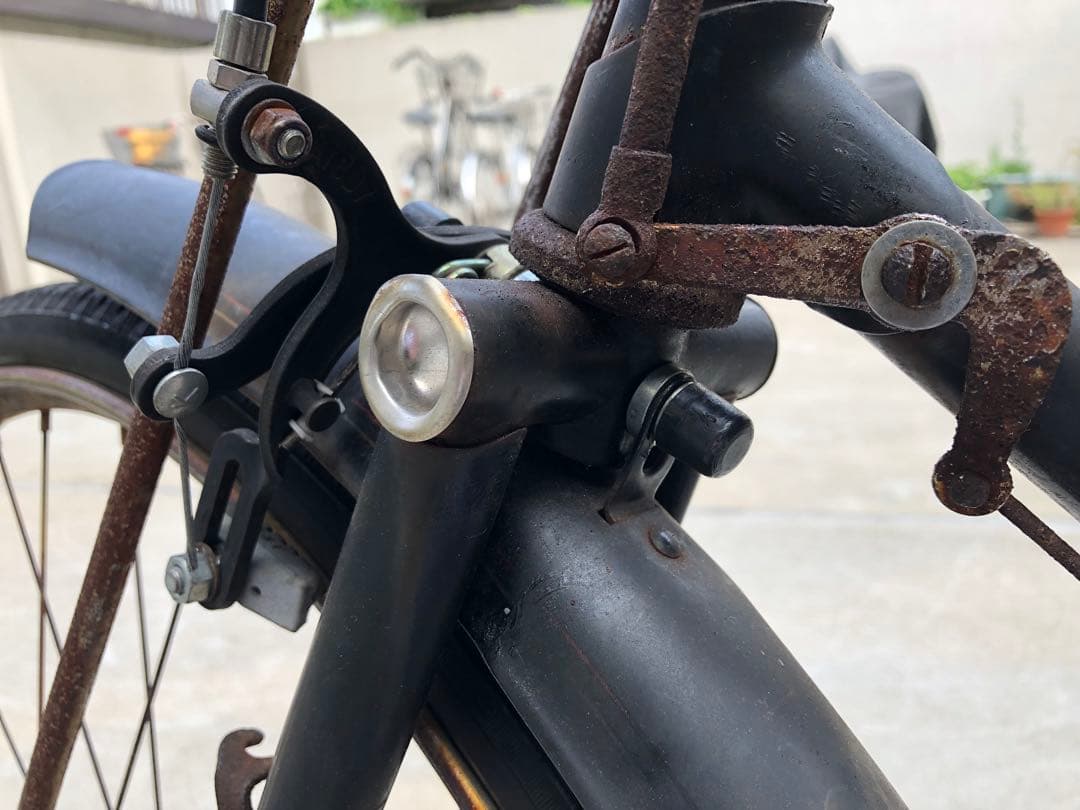 昭和クラシック運搬自転車 黒緑レトロ　神奈川　取りにくる人