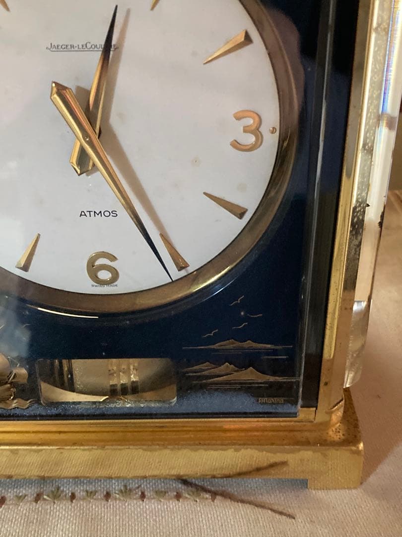 JAEGER LECOULTRE アトモスマリーナ 空気時計 ヴィンテージ置時計