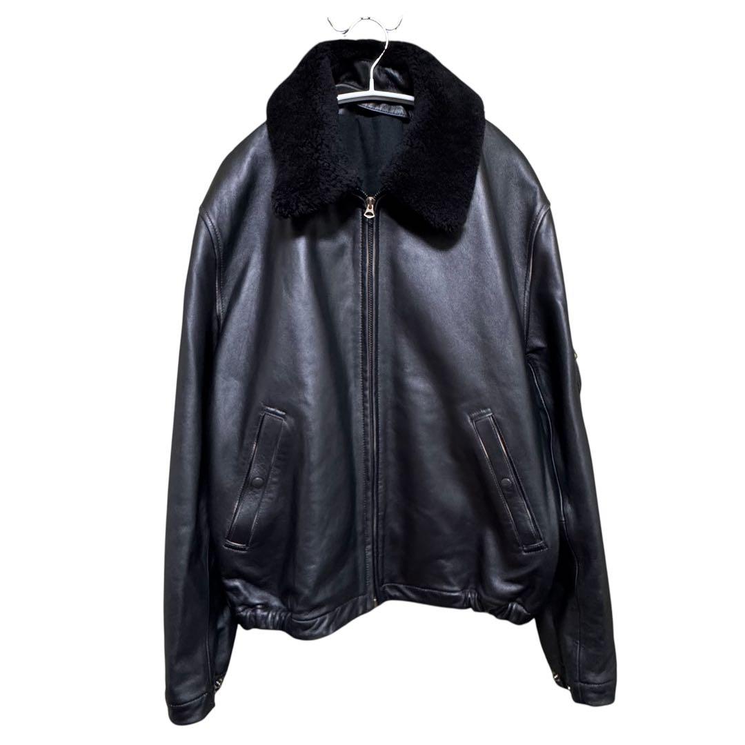 ジャケット・アウター LIDNM/French Pilot Leather Jacket