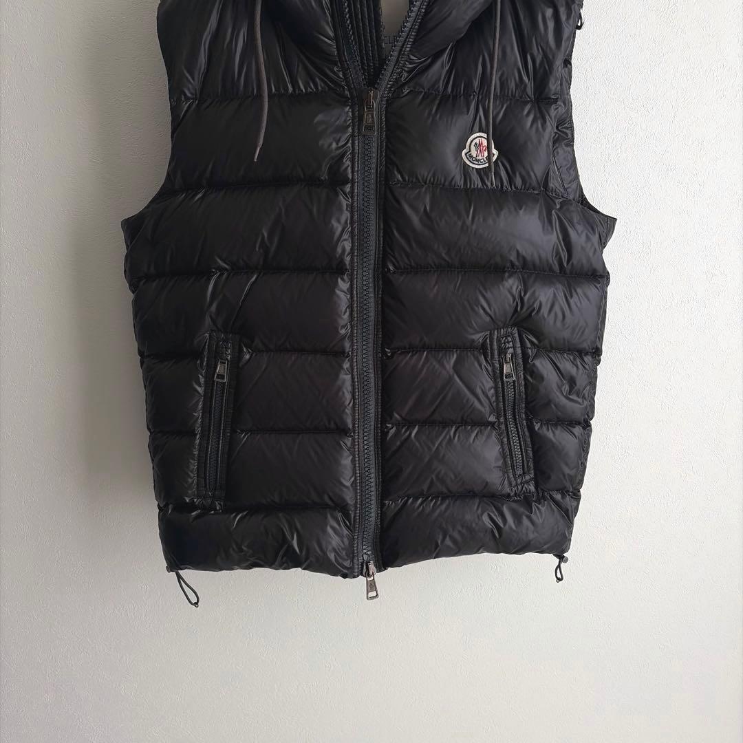 【美品✨】モンクレール　バルトロメ　ダウンベスト　黒　TG.1 シリアル確認済み