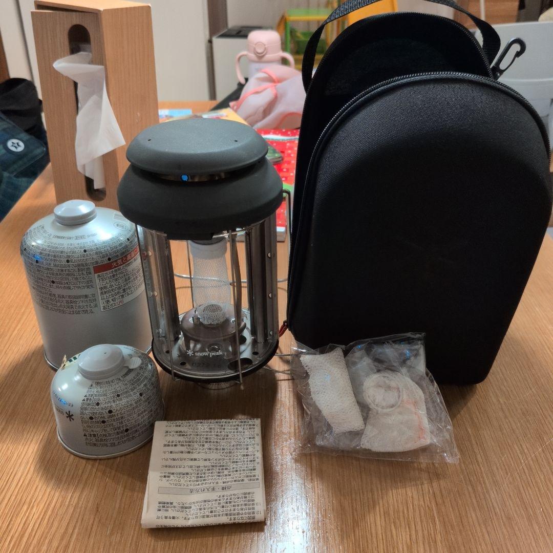 ギガパワーBFランタン、ランタンハンガー、おまけ( ガス缶、マントル)付き