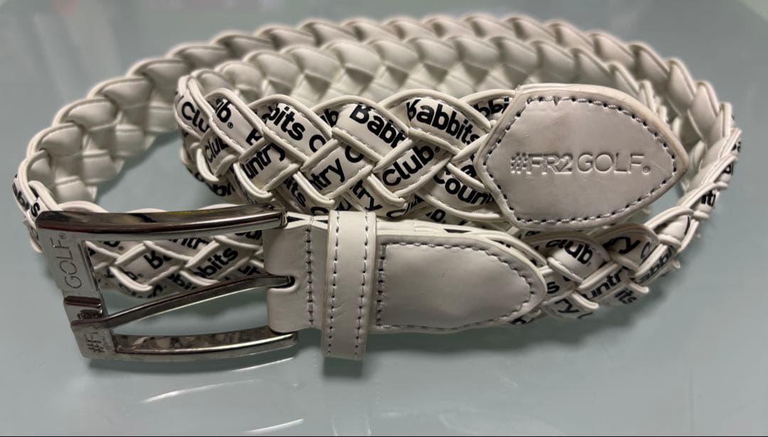 ★たーさん専用★FR2GOLF ホワイト ロゴベルト