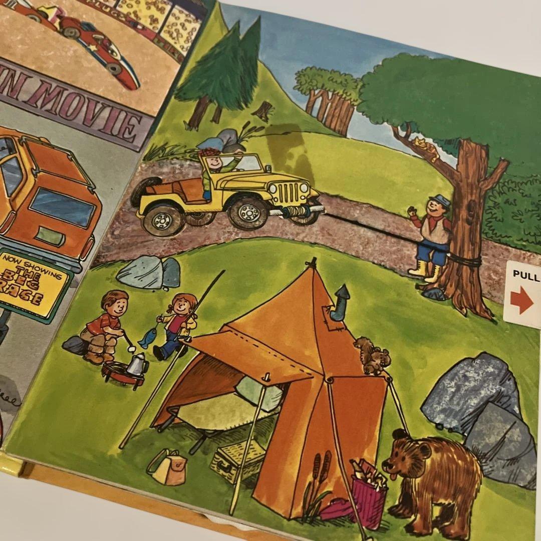 仕掛け絵本　POP-UP BOOK OF CARS　1976年