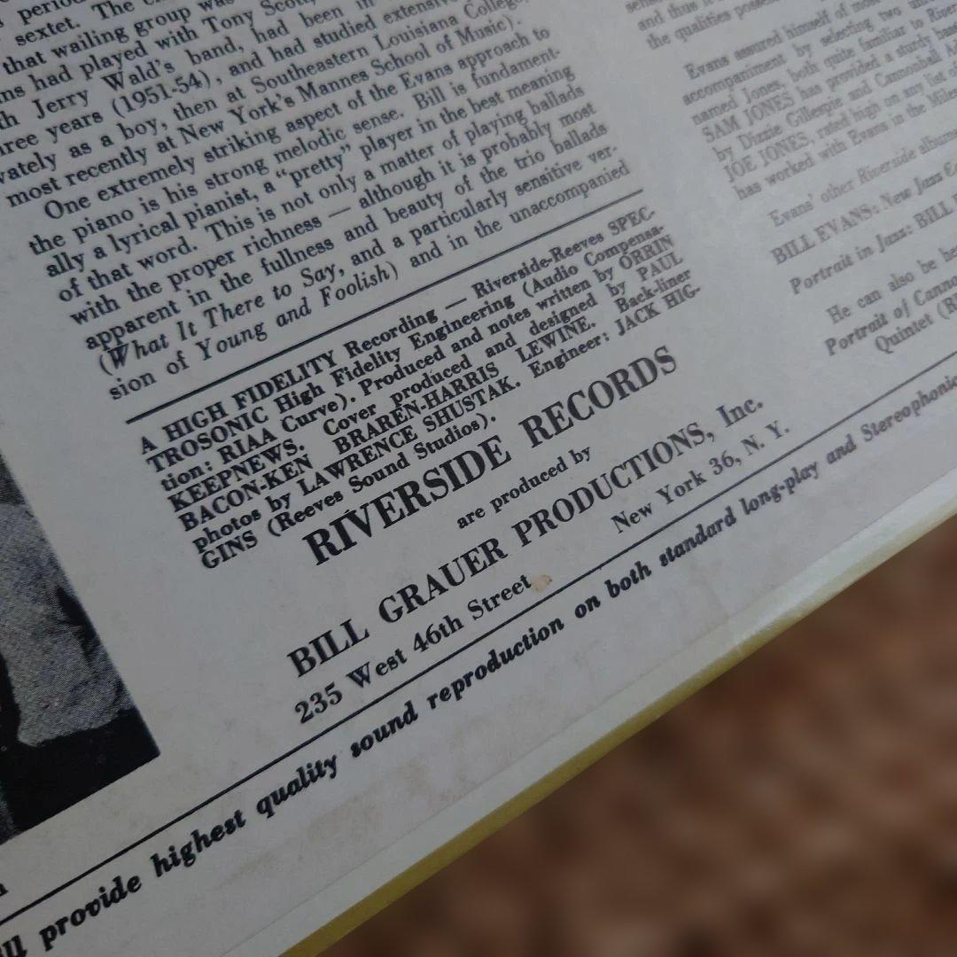 US極上美盤Everybody Digs Bill Evans