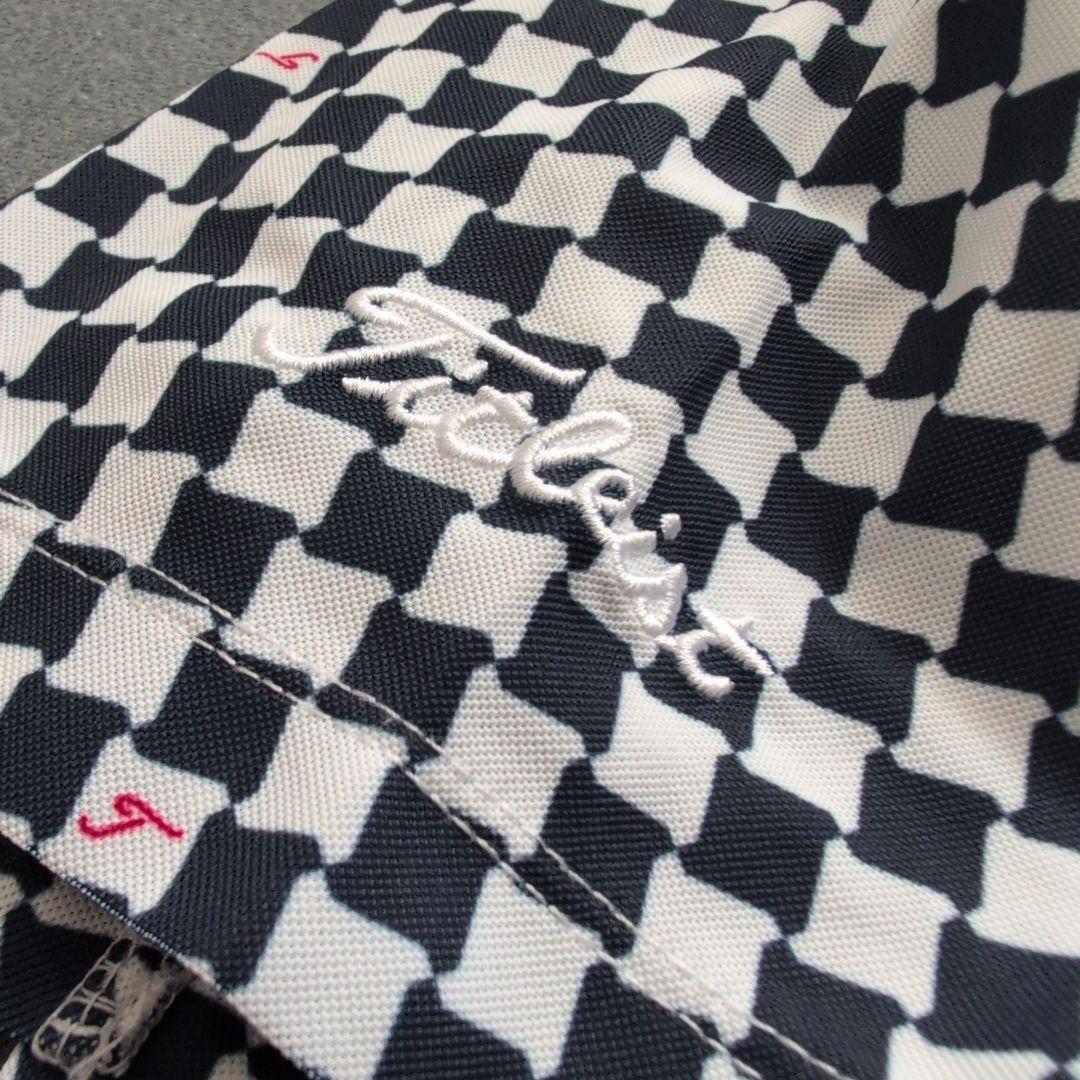 【極美品】タイトリストゴルフ　速乾軽量ポロシャツ半袖　チェック柄　L