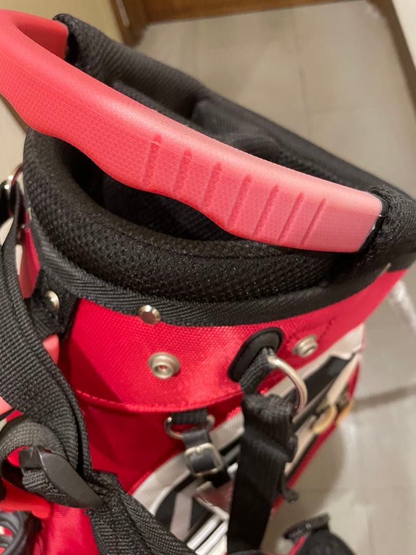 マリンHONMA スタンド式キャディバッグ レッド